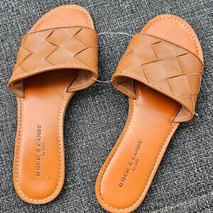 Rock & Candy - woven slides - sz 8.5